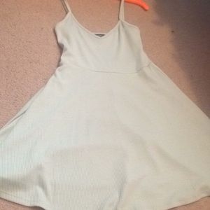 Sage green mini dress. Never worn